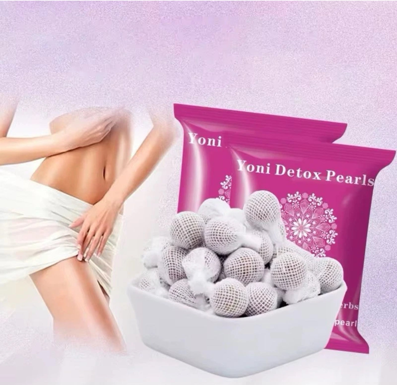 Yoni detox pearl pack of 6 pear