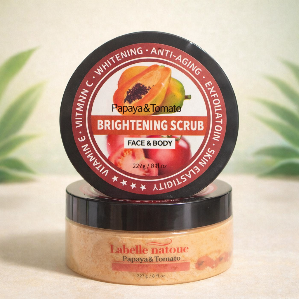 papaya & tomato brightening scrub