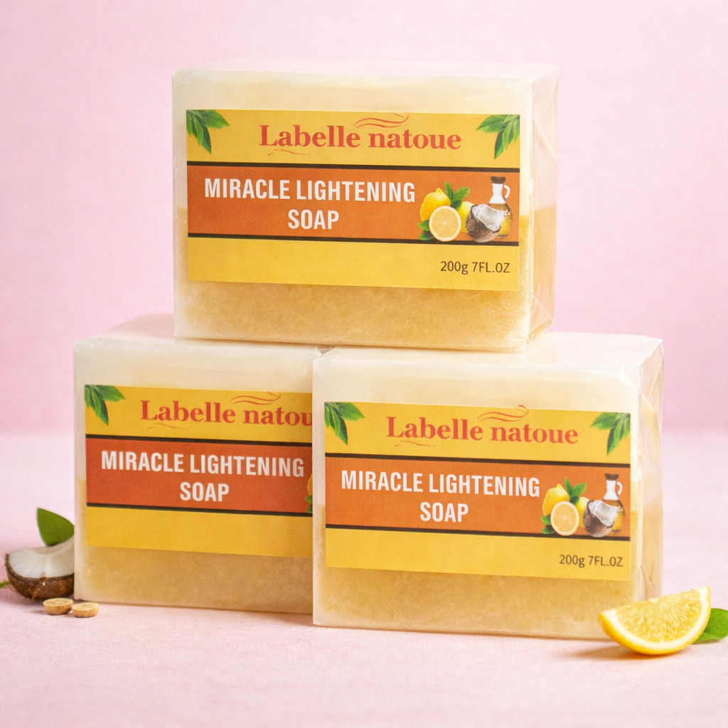 Miracle lightening soap