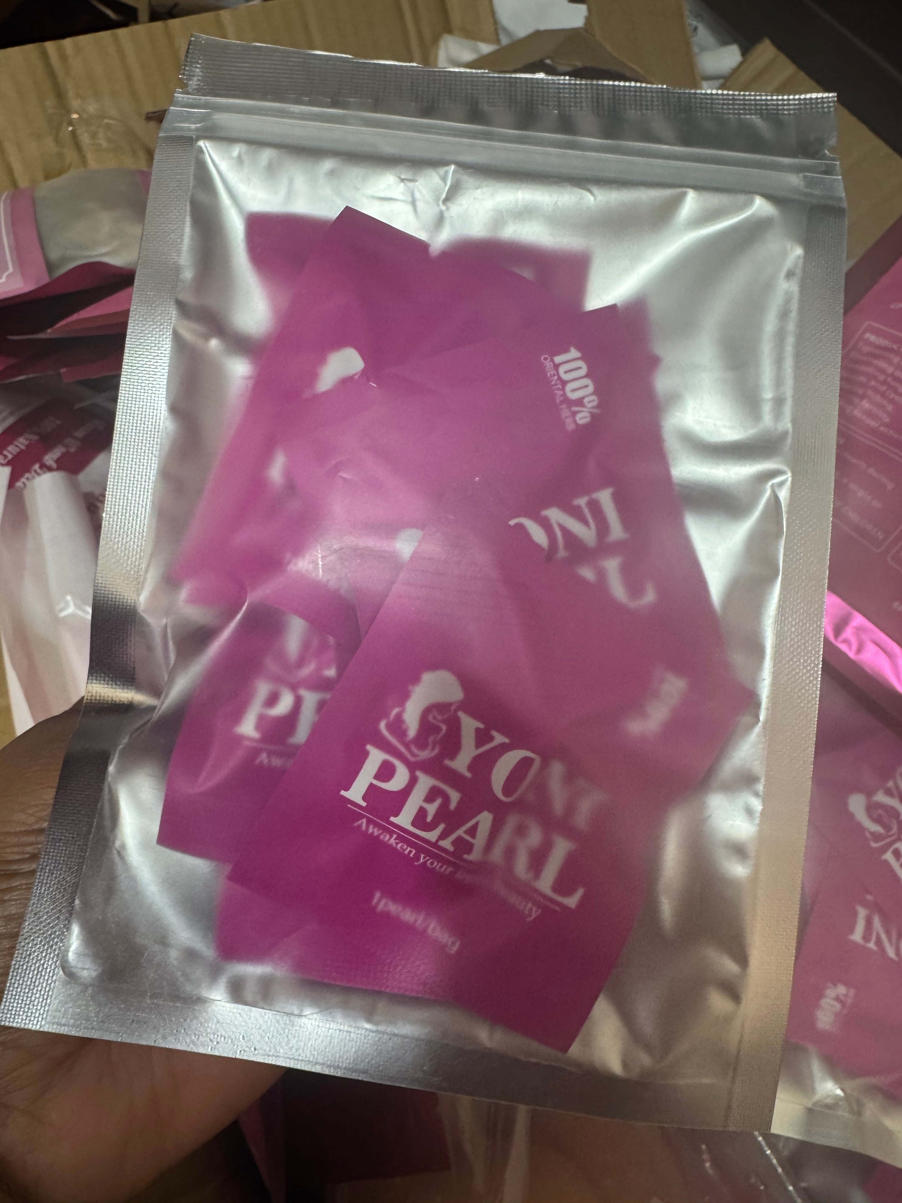 Yoni detox pearl pack of 6 pear