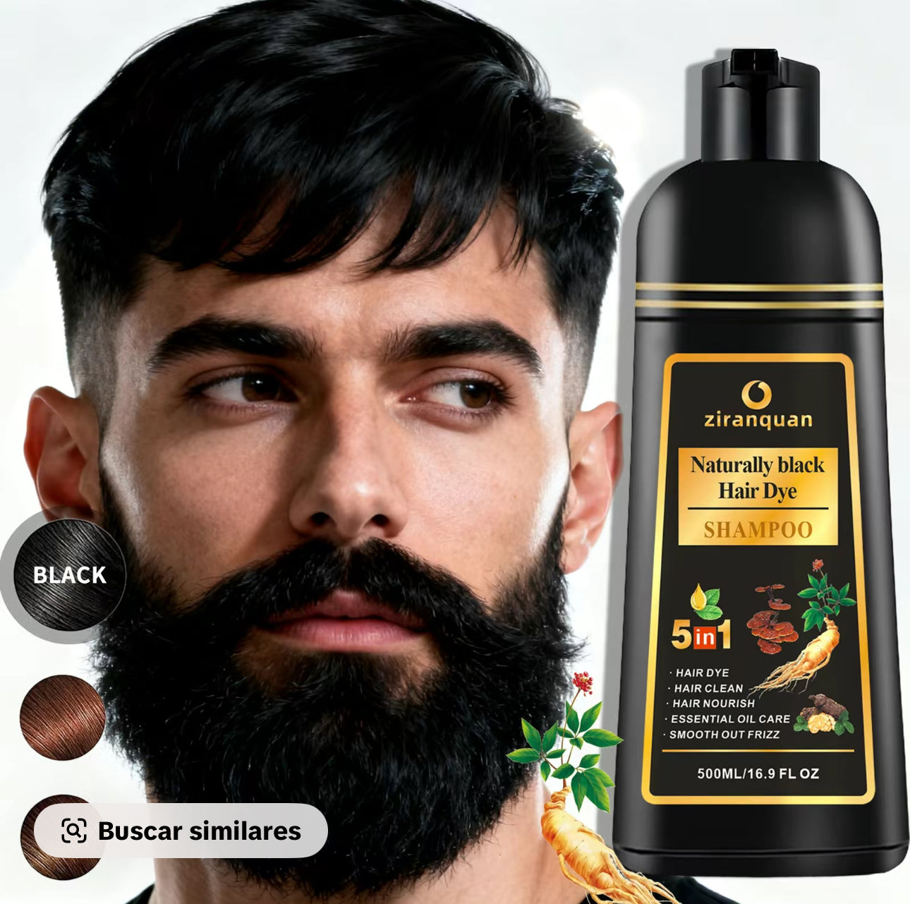 Black hair dye