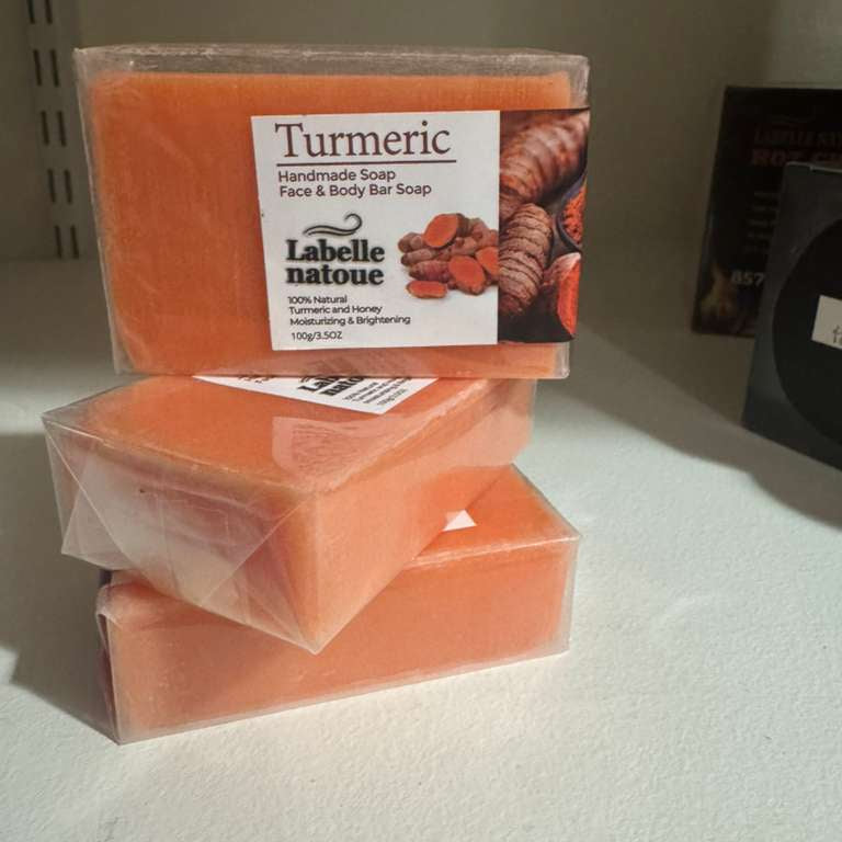 handmade turmeric soap