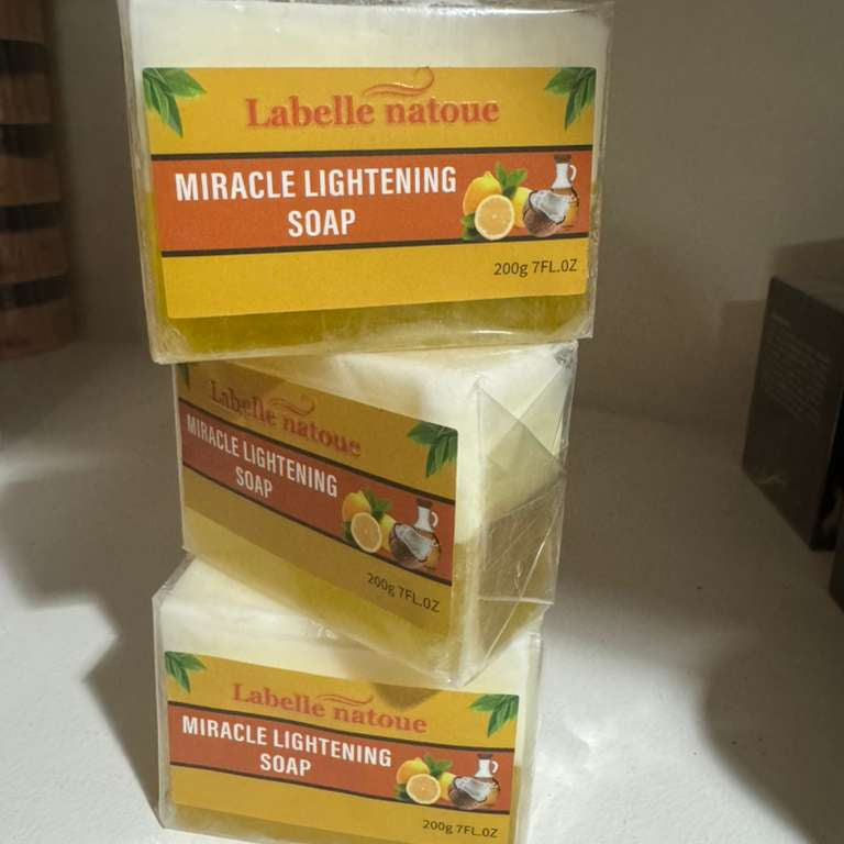 Miracle lightening soap