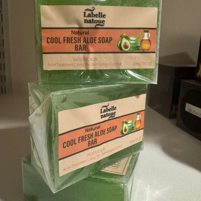 Cool fresh aloe soap bar